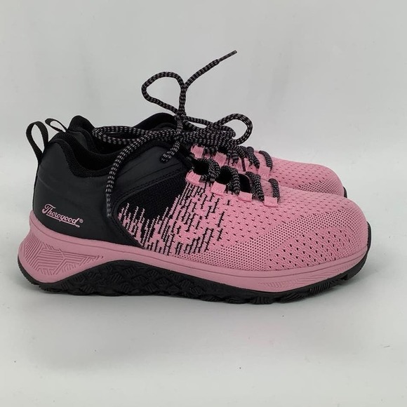 Thorogood Size 8 W AST Low Work Shoe Safety Toe $122 msrp Pink J14-3 - Picture 3 of 8